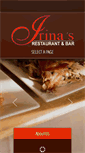 Mobile Screenshot of irinasrestaurantandbar.com